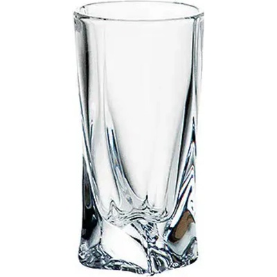 Crystalite Bohemia QUADRO poháre na liehoviny štamprle 6 x 50 ml