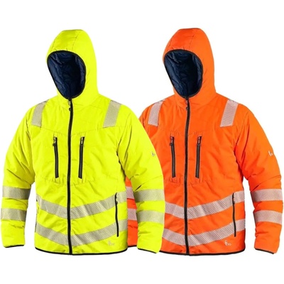 Canis CXS pánska reflexná bunda CHESTER HI VIS žltá