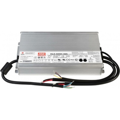 Meanwell napájení CV. HLG-600H-48A konstantní napětí 0-12500 mA IP67 48V DC 600,00 W 872125