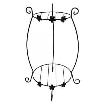 Image 1 of Feronya - Цветарник за две саксии черен FEFER-01 (0116113)
