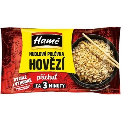 Hamé Instantní nudlová polévka hovězí příchuť 60 g