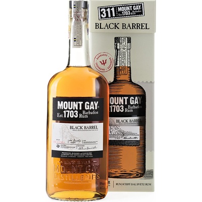 MOUNT GAY BLACK BARREL 43% 0,7 l (karton)