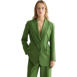 Scotch & Soda Сако Scotch & soda U9G01338T Linen blazer - Green (Garden Green)