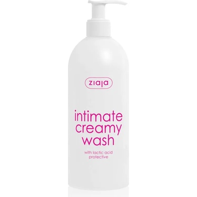 Ziaja Intimate Creamy Wash нежен гел за интимна хигиена s kyselinou mléčnou 500ml