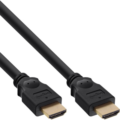 InLine 17655P HDMI кабел 0, 5 м HDMI тип A (стандартен) Черен (17655P)