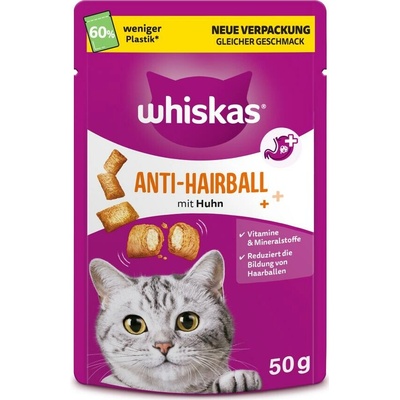Whiskas anti-Hairball kuracie 50 g
