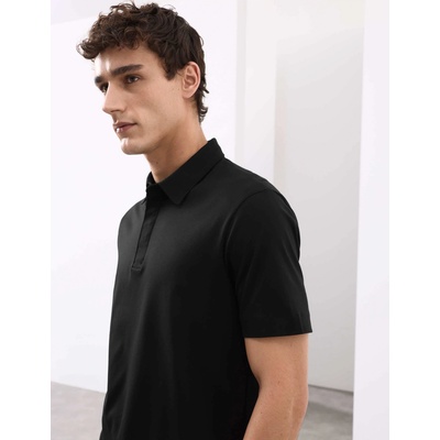 Marks & Spencer Поло от чист памук Supima® Marks & Spencer черно Marks & Spencer | Cheren | МЪЖЕ | XL REG