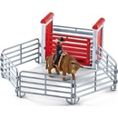 Schleich 41419 Kovboj na býku v ohradě