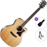 Cort GA5F-BW-NS Standard SET Natural Satin Електро-акустична китара Джъмбо