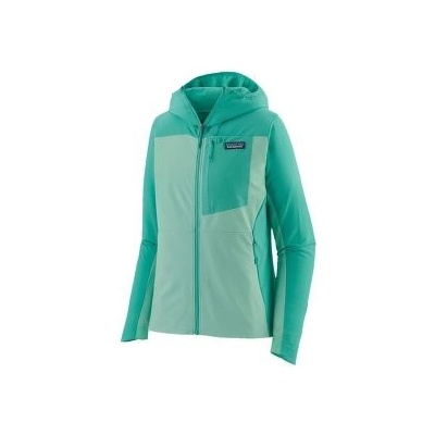 Patagonia R1 CrossStrata Hoody Women zelená