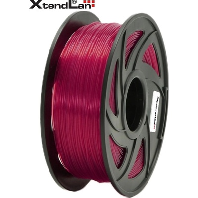 XtendLAN PLA 1,75mm průhledný 1kg červený