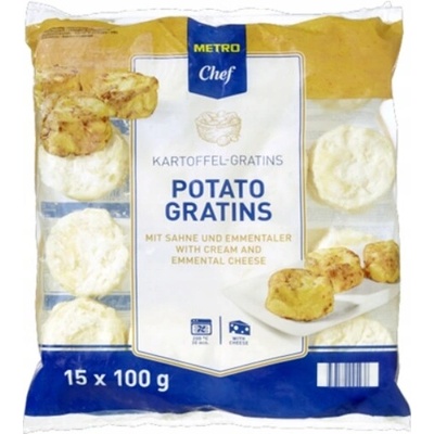 METRO Chef Gratins 15 kusov 1,5 kg