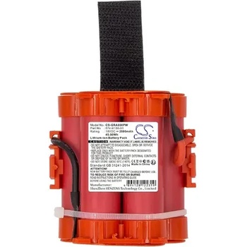 Image 1 of Cameron Sino Батерия Cameron Sino, За косачка робот GARDENA Mahroboter R40Li, R38LI HUSKVARNA Automower 105, 305, 308 586 18V 2500mAh Cameron Sino (CS-GRA800PW)