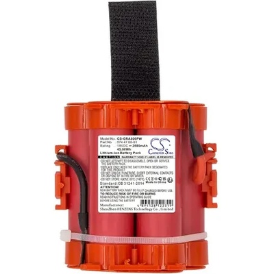 Cameron Sino Батерия Cameron Sino, За косачка робот GARDENA Mahroboter R40Li, R38LI HUSKVARNA Automower 105, 305, 308 586 18V 2500mAh Cameron Sino (CS-GRA800PW)
