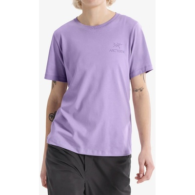 Arcteryx Bavlnené tričko dámske Kragg SL Cotton Emblem Crew SS mallow