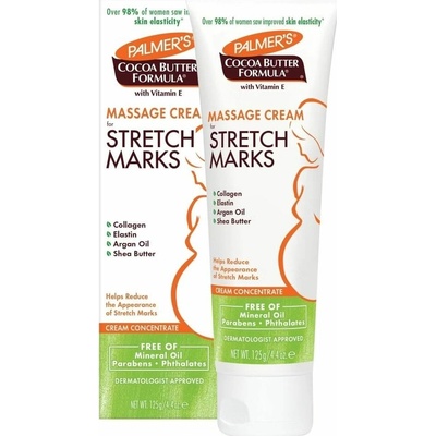 Palmer's Pregnancy masážní krém proti striím Cocoa Butter Formula For Tummy Hips Things & Bust 125 g