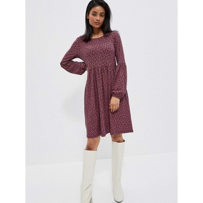 Moodo Розова дамска рокля на цветя Moodo Moodo | Rozov | ЖЕНИ | 46