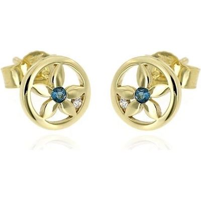 Zlatnictví U Kostela dámské náušnice kytičky 248