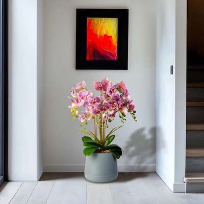 Vog und Arths Nástenná dekorácia orchidea fialová 83 cm