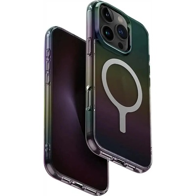 Uniq Iridescia Magclick Charging Case за iPhone 16 Pro - черен (8886463691717)
