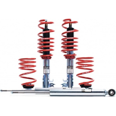 H&R Monotube výškově stavitelný podvozek s extrémním snížením 80-120 mm/70-110 mm pro Volkswagen Jetta I (17CK) Sedan, 2WD, r.v. 79-