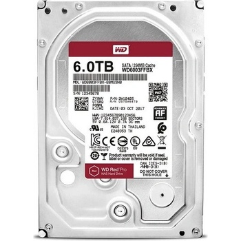 WD Red Pro 6TB, WD6003FFBX