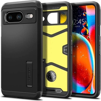 Image 1 of Spigen Калъф с Поставка за Google Pixel 8, Spigen Tough Armor Case, Черен (ACS06282)