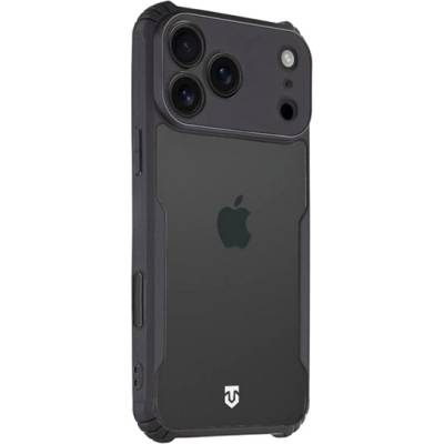 Tactical Силиконов калъф за iPhone 17 Pro Max TACTICAL QUANTUM STEALTH - удароустойчив, със защита за камерата, ЧЕРЕН (57983126685)