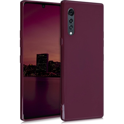 kwmobile kryt na mobil pro LG Velvet 4G & LG Velvet 5G bordó fialová