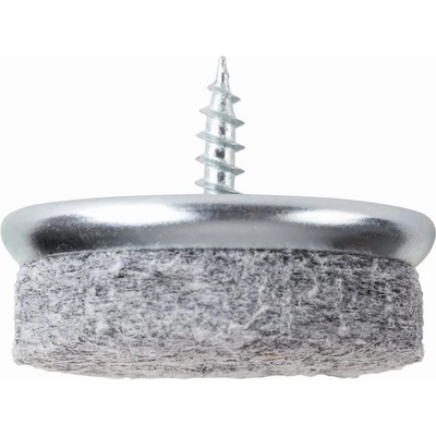 Walteco Filcový kluzák s vrutem, průměr 30mm, šedý, 4ks , 84991 – Zbozi.Blesk.cz
