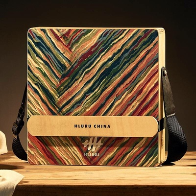 Hluru Cajon Zebra / Maple Wood Pattern