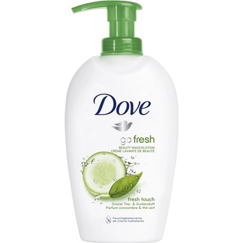 Dove Go Fresh Fresh Touch tekuté mýdlo dávkovač 250 ml