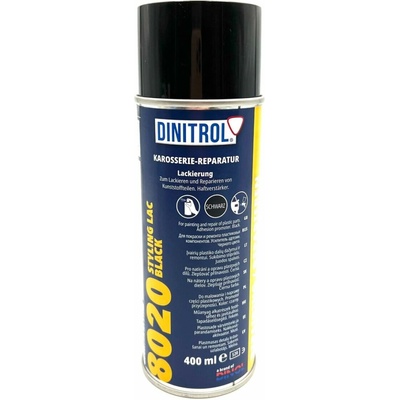 Dinitrol 8020 Styling Lac na plasty černý 400ml
