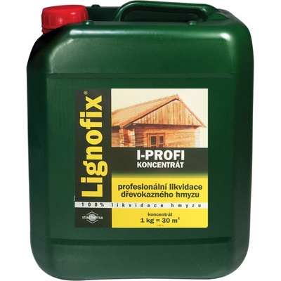 Lignofix I-profi likvidace dřevokazného hmyzu, zelený, 5 kg