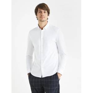 Celio Бяла мъжка риза Celio Bapik Celio | Byal | МЪЖЕ | XXL