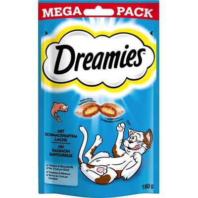 Dreamies 4x180г сьомга Dreamies лакомство за котки