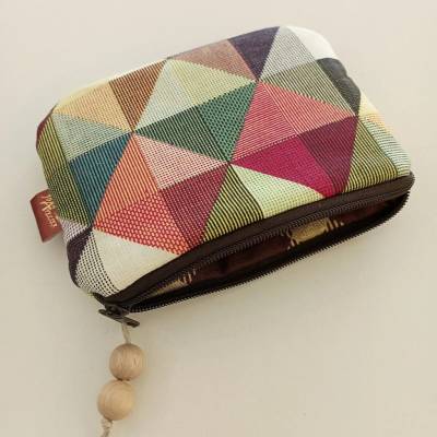 Joan Atelier taštička mini Mína barevná geometrie