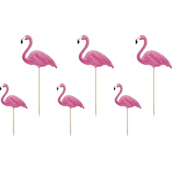 Image 1 of PartyDeco Украса за торта Алоха 6 бр