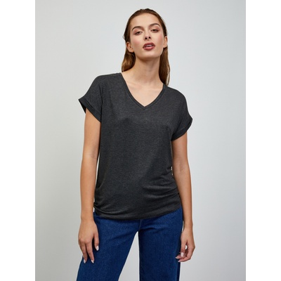 ZOOT. lab Тъмно сива дамска изпечена основна тениска ZOOT. lab Adriana 4 ZOOT. lab | Siv | ЖЕНИ | XS