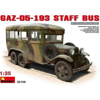 MiniArt GAZ-05-193 Staff Bus 1:35