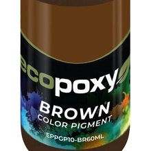 EcoPoxy Barevné pigmenty do pryskyřice hnědá 60 ml