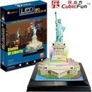 3D puzzle CubicFun 3D puzzle svítíví Socha Slobody 37 ks