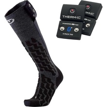 Therm-ic Vyhrievané ponožky PowerSock Heat + Batérie S-Pack 700 Bluetooth Čierna