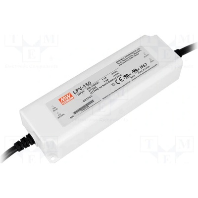 MW-LPV, 150W napájecí zdroj Meanwell, LPV-150-48, 48V, IP67