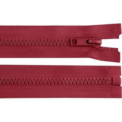 Prima-obchod Kostěný zip No 5 délka 60 cm bundový, barva 178 bordó