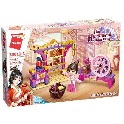 Конструктор Qman The Heroine of Ancient China - Мулан, Тъкачен стан (Q33011-1)