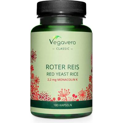 Vegavero Червен ориз 180 капсули | Vegavero (VV-VITA-312)