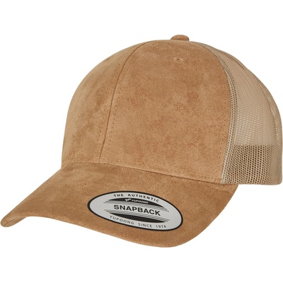 Urban Classics Шапка с козирка Suede Leather Trucker Cap khaki one sizeUB-6606SU-00472 - Черен, размер one size