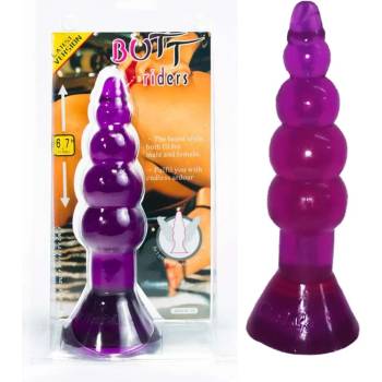 Image 1 of Анален плъг за умопомрачително стимулиране, 17см. - Butt Riders Purple (DEBRA00084)