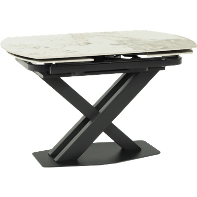 Carmen Разтегателна трапезна маса digora l new - сив / бяло (3531030)